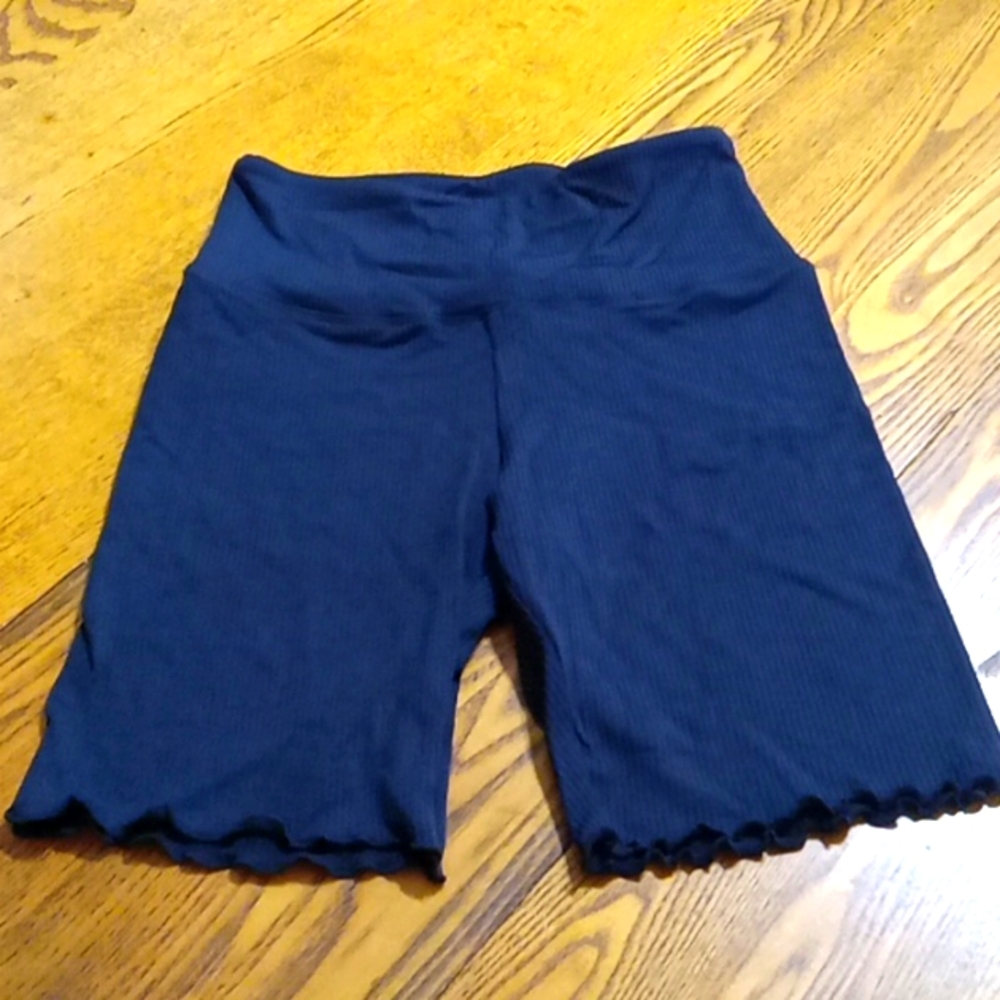 HALARA Women Shorts XS EXTRA SMALL NEW Workout Bike BLACK Biker Yoga Ribbed